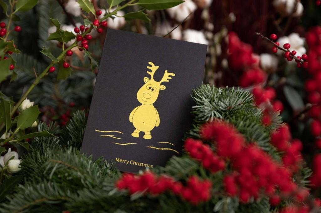 Epk store christmascards moritz christmas black | ein paar kreative