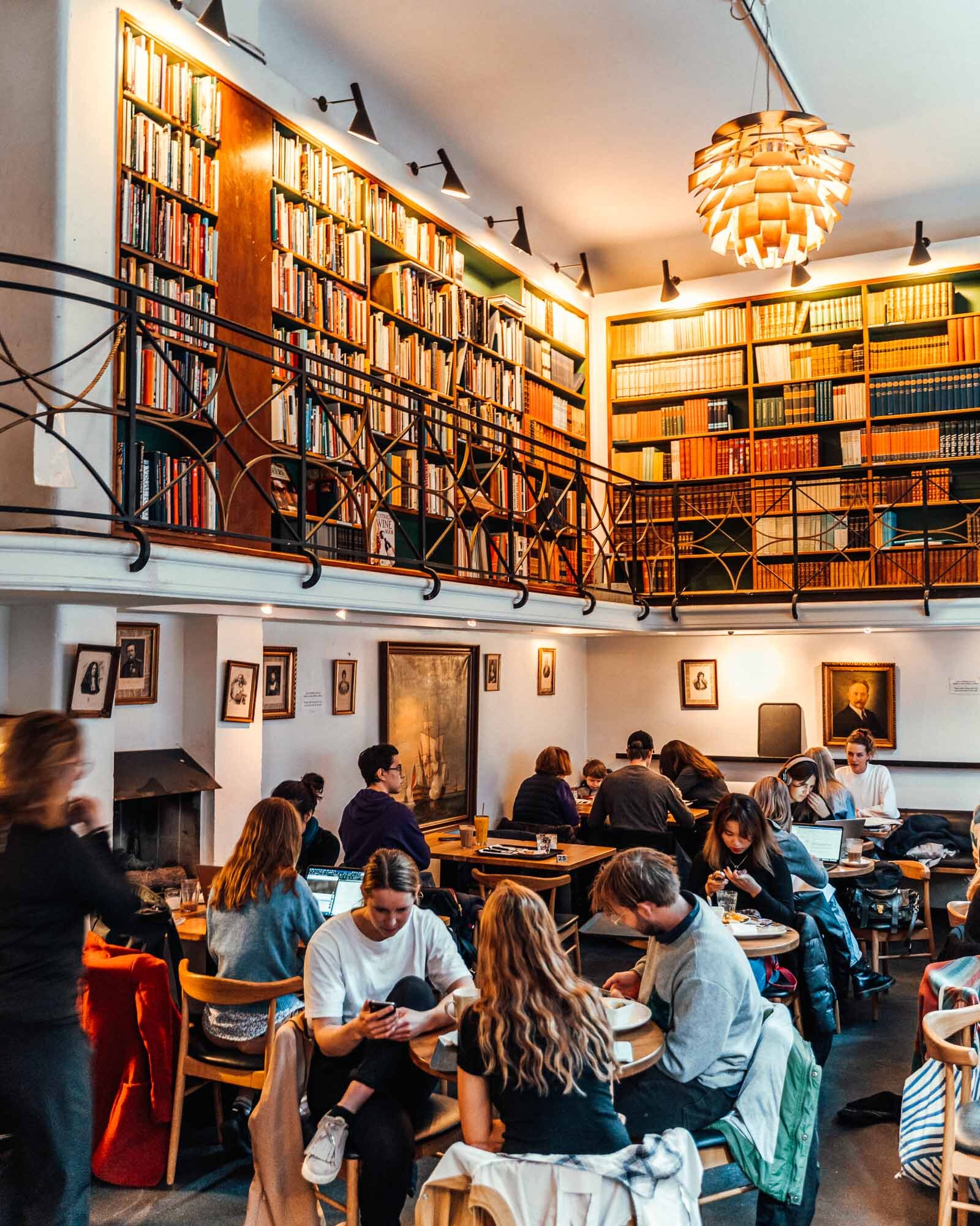 Paludan books and café in kopenhagen