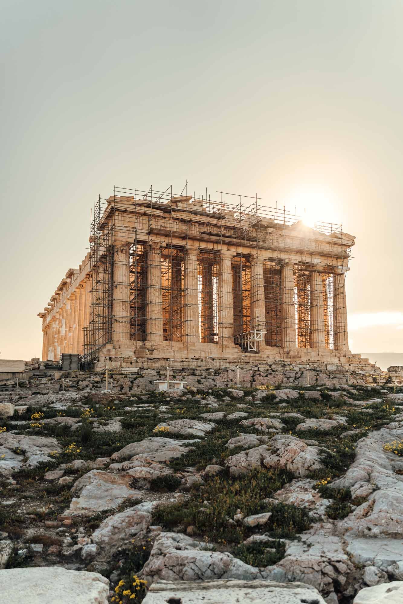 Akropolis in athen, griechenlan