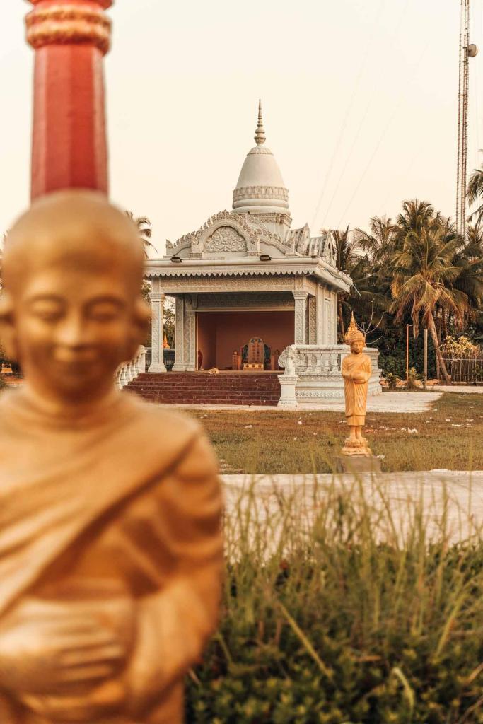Buddhistischer tempel in kambodscha