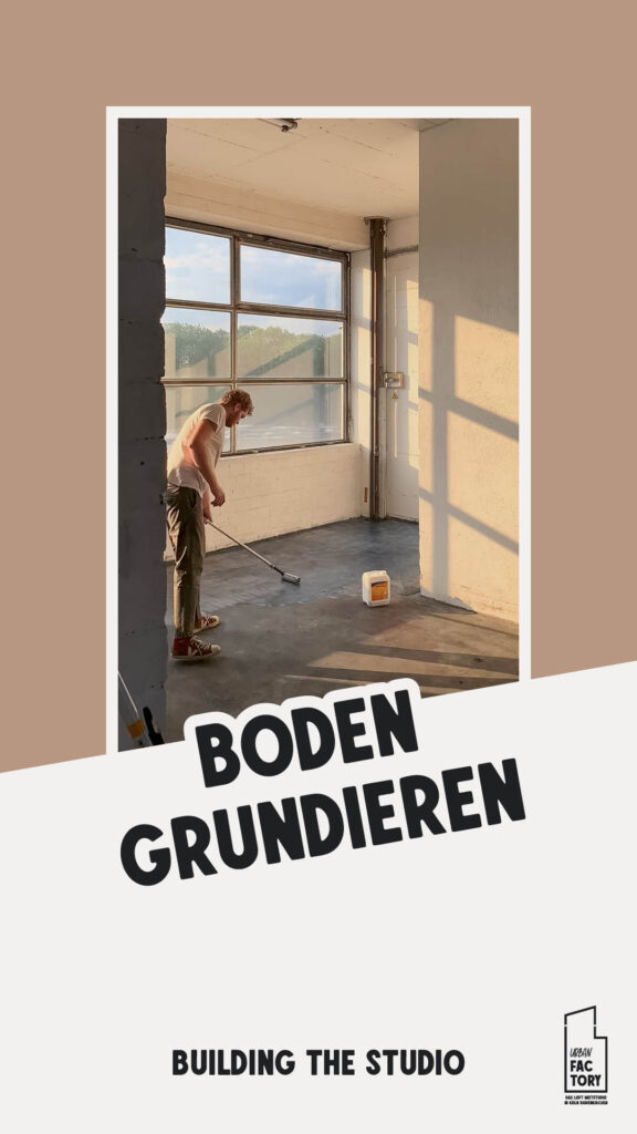 Some reel bodengrundieren | ein paar kreative