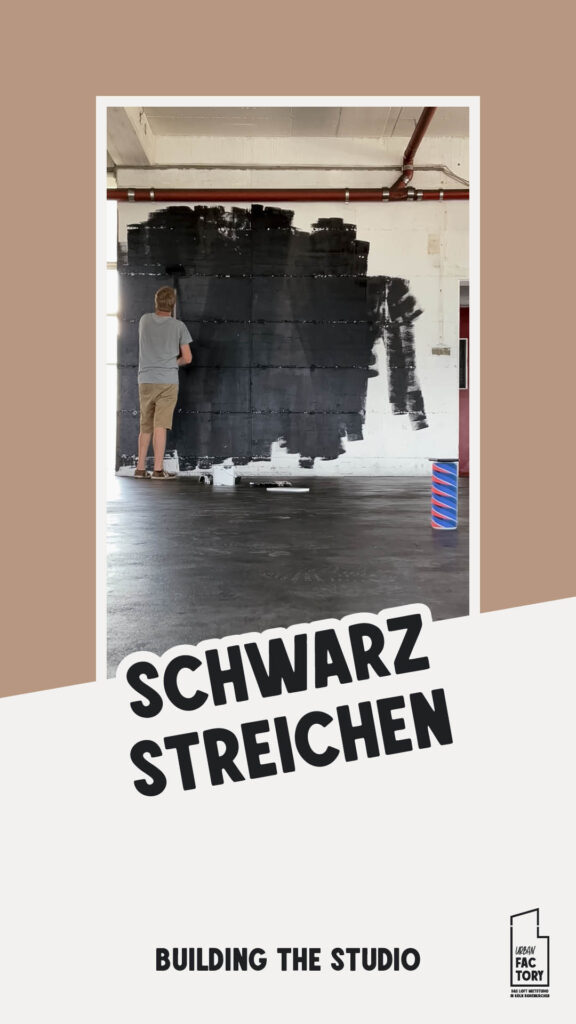 Some reel schwarz streichen | ein paar kreative